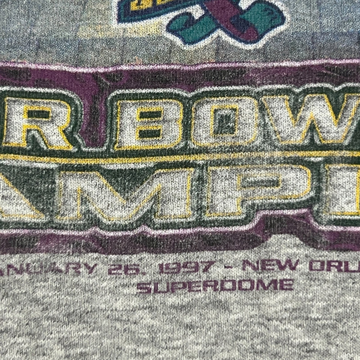 Vintage 1997 Green Bay Packers Super Bowl XXXI Champions Starter Sweatshirt XL