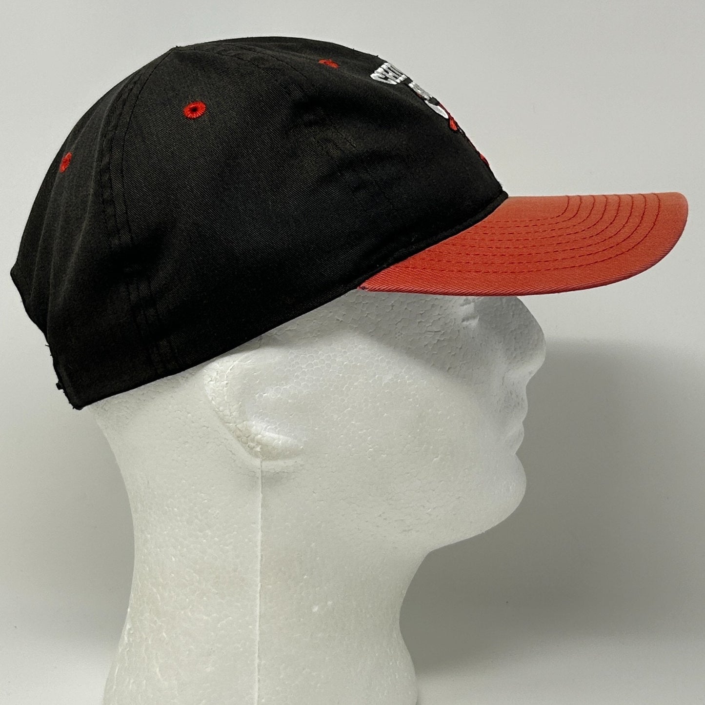 Vintage 90s Chicago Bulls Cap Baseball Hat Logo Twins Enterprise Snapback Black