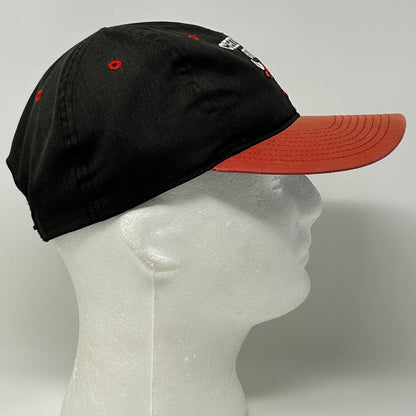 Vintage 90s Chicago Bulls Cap Baseball Hat Logo Twins Enterprise Snapback Black