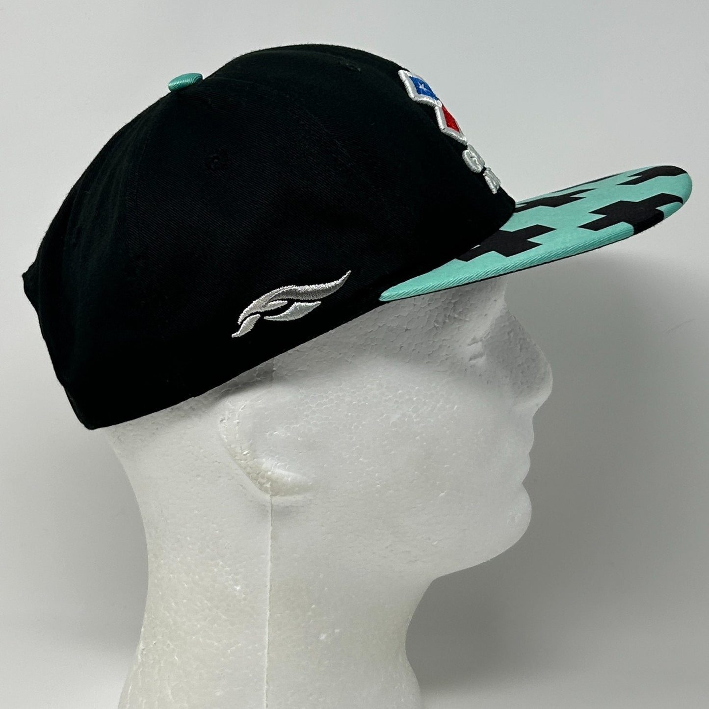 X Games Austin 2014 Hat Baseball Cap Texas Cavallino 6 Panel Snapback Black - Neon Vintage