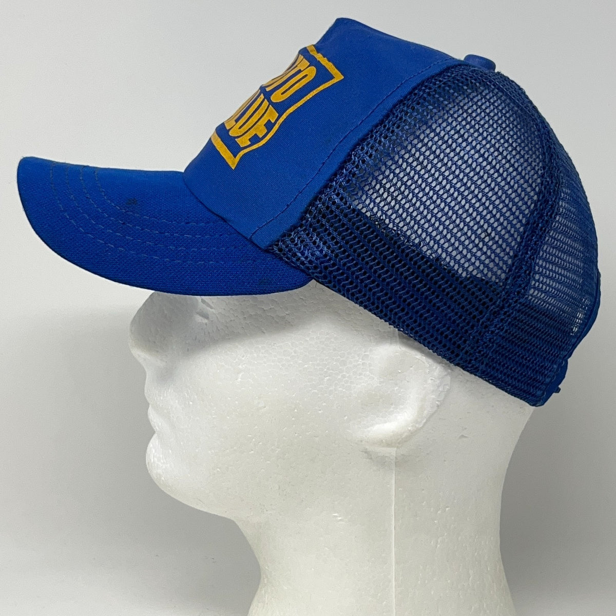 Vintage Auto Value Auto Parts Trucker Hat Baseball Cap Snapback Mesh Made In USA