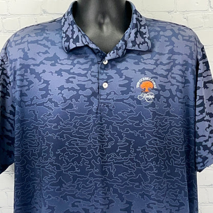 Peter Millar Summer Comfort Polo XL X-Large Camo Kiawah Ocean Course Golf Shirt