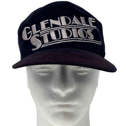 Glendale Studios Vintage 80s Snapback Trucker Hat California Velvet Baseball Cap