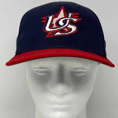 Team USA WBC Baseball Hat Cap World Baseball Classic New Era 5950 Blue Fitted 7