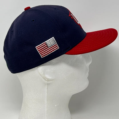 Team USA WBC Baseball Hat Cap World Baseball Classic New Era 5950 Blue Fitted 7