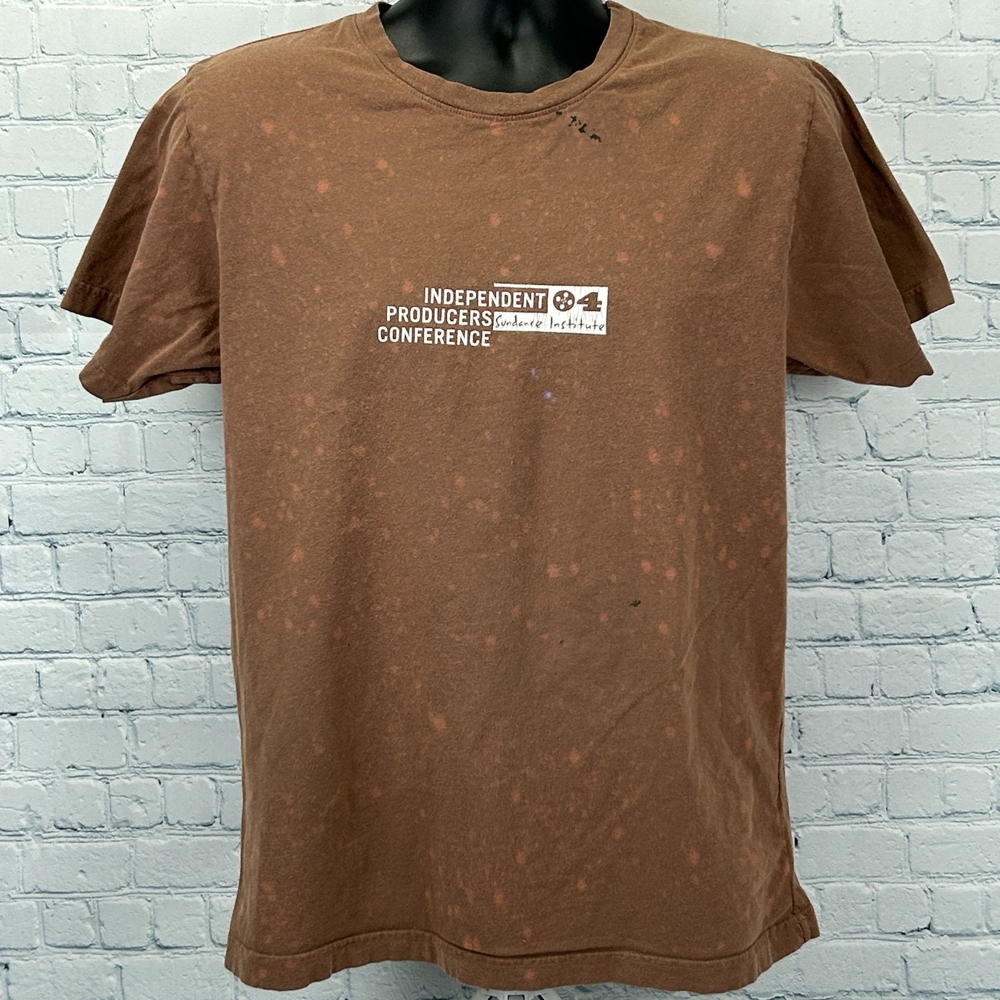 Vintage Y2Ks Independent Producers Conference T Shirt Film Movie Brown L Large