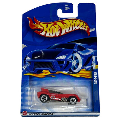 Cat-A-Pult Hot Wheels Collectible Diecast Car Red Vintage 2002 Toy Vehicle New