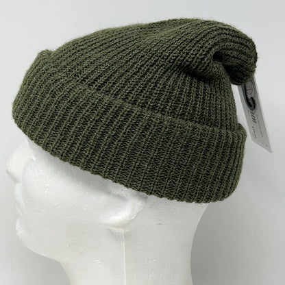Coal Headwear The Stanley Beanie Winter Hat Toque Flip Cuffed Green Made In USA