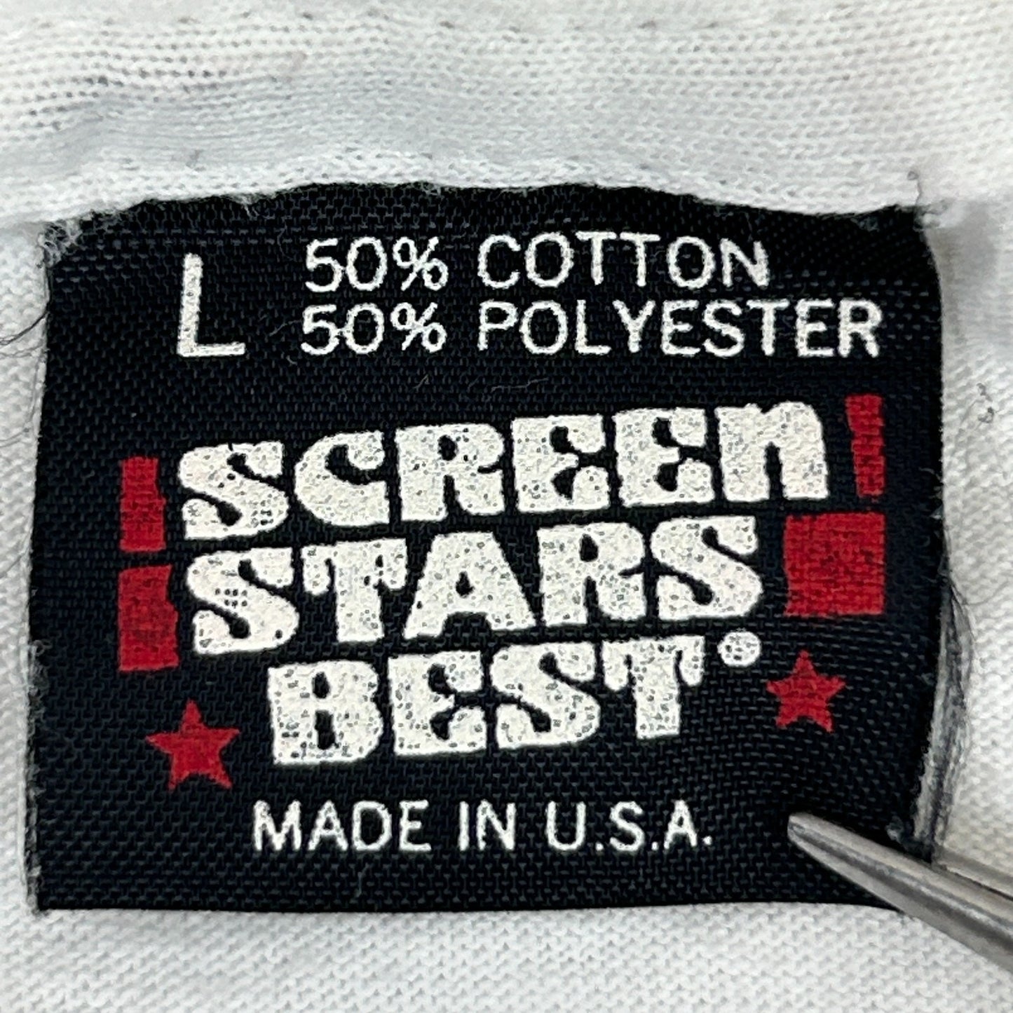 Vintage Scrub Shirt Scramble T Shirt Mens M Medium White Apple Computer Peoria