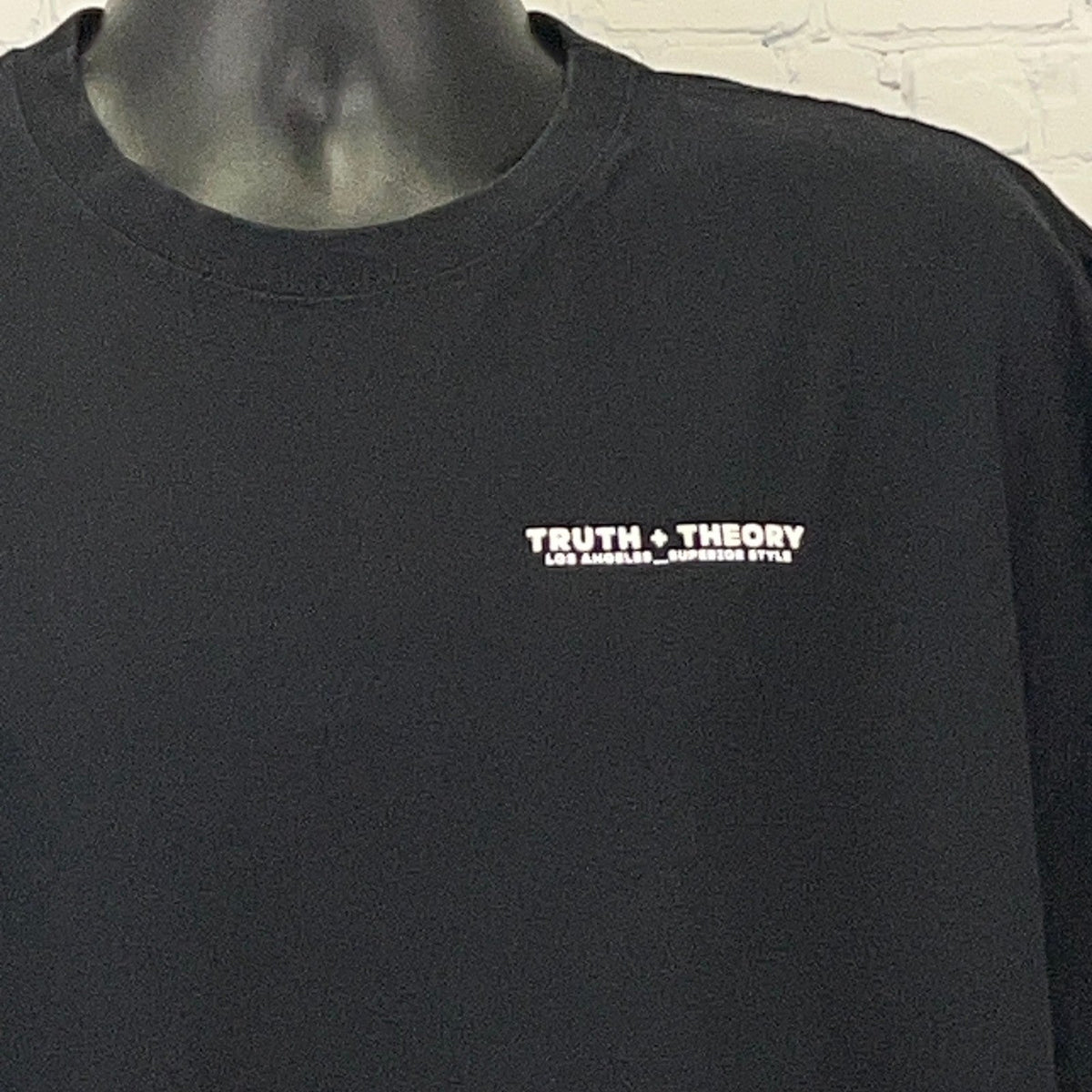 Truth + Theory Los Angeles Palm Trees Be True เสื้อยืดสีดำ Unisex 3XL XXXL