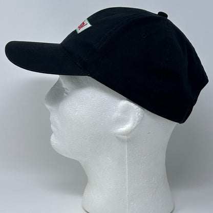 Castrol Oil Hat Baseball Cap Mechanic Auto Repair Black Strapback 6 Panel