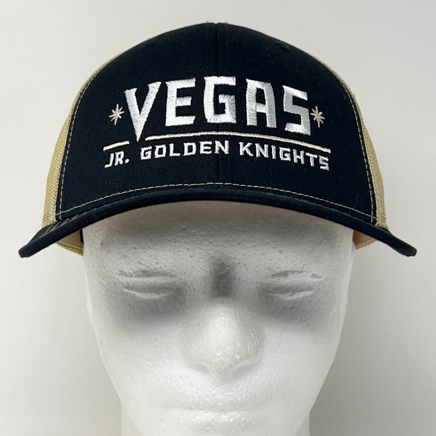Las Vegas Jr Golden Knights Trucker Hat Baseball Cap NHL Hockey Snapback Black
