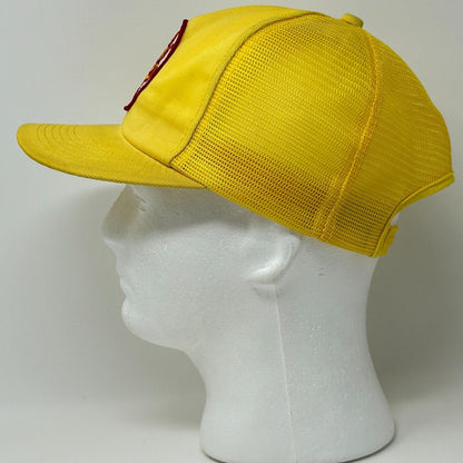 Vintage Cookin Good Trucker Hat Baseball Cap Chicken K-Brand K-Products Yellow