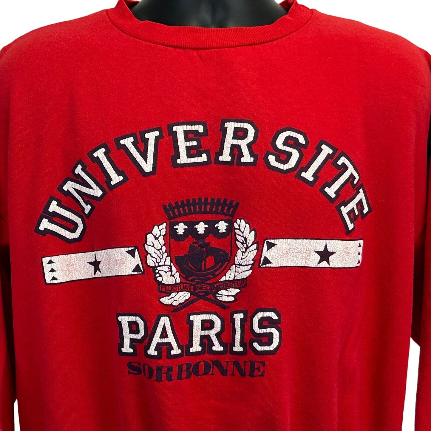 Universite Paris Sorbonne Vintage 80s Sweatshirt Medium University France French