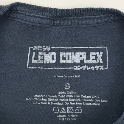Lewd Complex Cut Throat T Shirt Anime Samurai Long Sleeve Black Unisex S Small