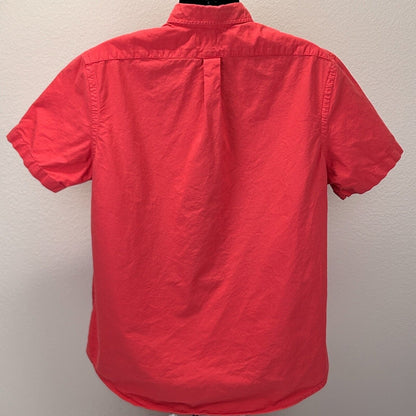 Polo Ralph Lauren Short Sleeve Sport Shirt Mens X-Large Button Front Classic Red