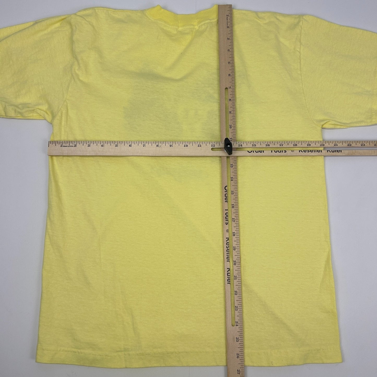 Vintage 90s Philippines T Shirt Filipino Hand Painted Waterfall Yellow M Medium