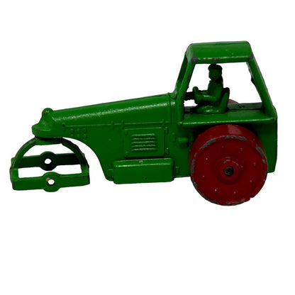 Coche de juguete fundido a presión Matchbox 1-C Road Roller Vintage Aveling Barford Diesel 1C Green