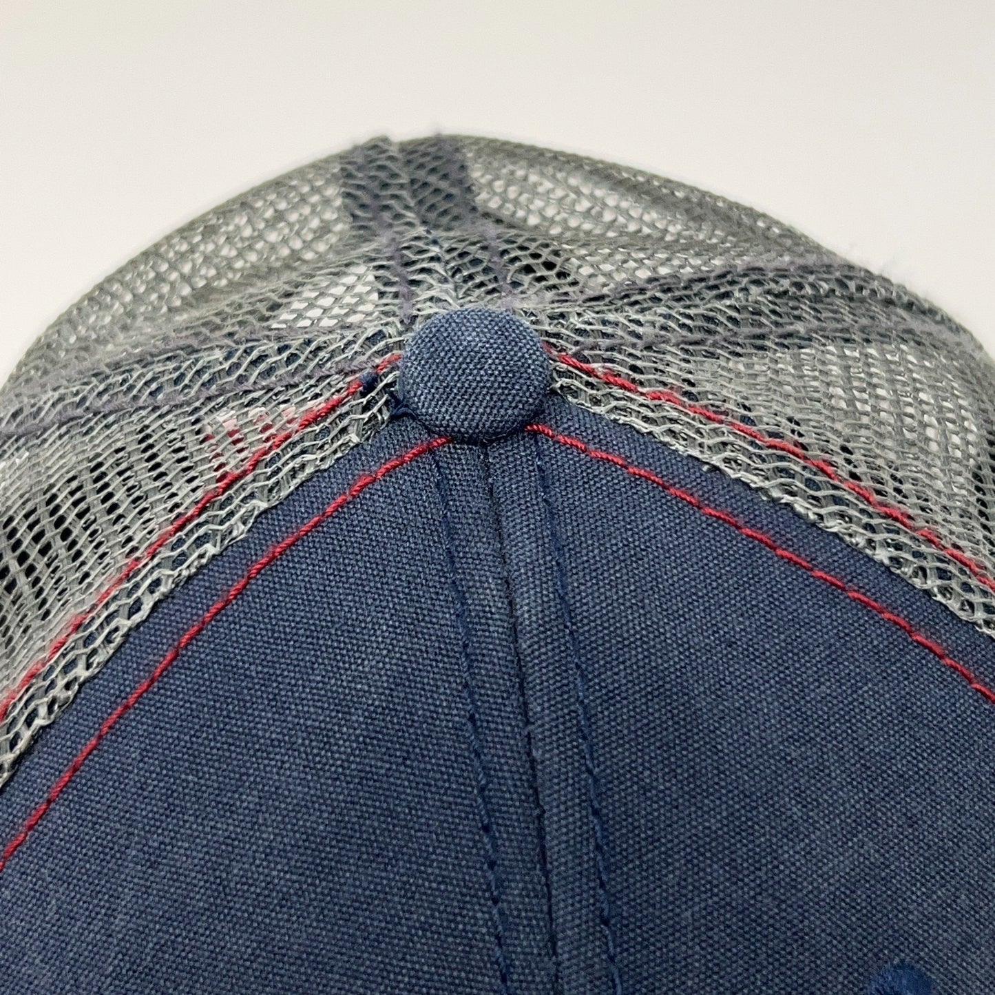 Higher Living Patch Trucker Hat Baseball Cap Prana 6 Panel Mesh Snapback Blue