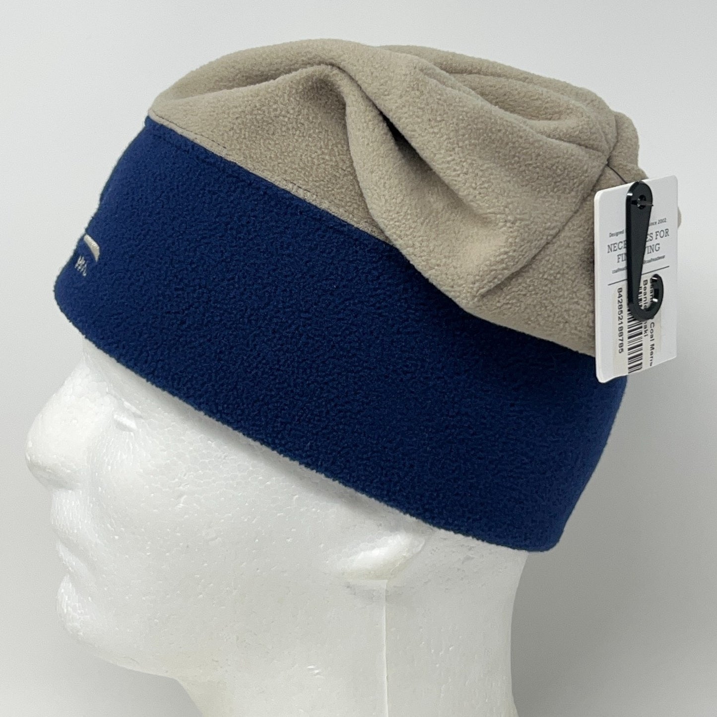 Coal Headwear The North Beanie Winter Hat Toque Flip Cuffed Beige Logo Outdoor
