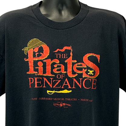 Vintage 90s The Pirates of Penzance T Shirt Fairbanks Musical Theatre XL X-Large