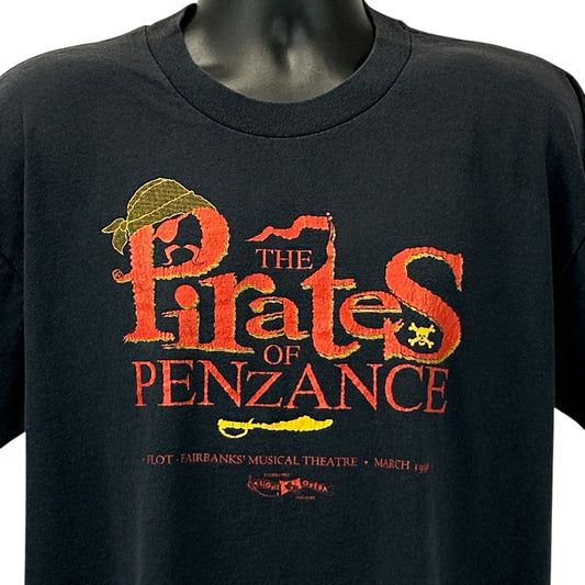 Vintage 90s The Pirates of Penzance T Shirt Fairbanks Musical Theatre XL X-Large