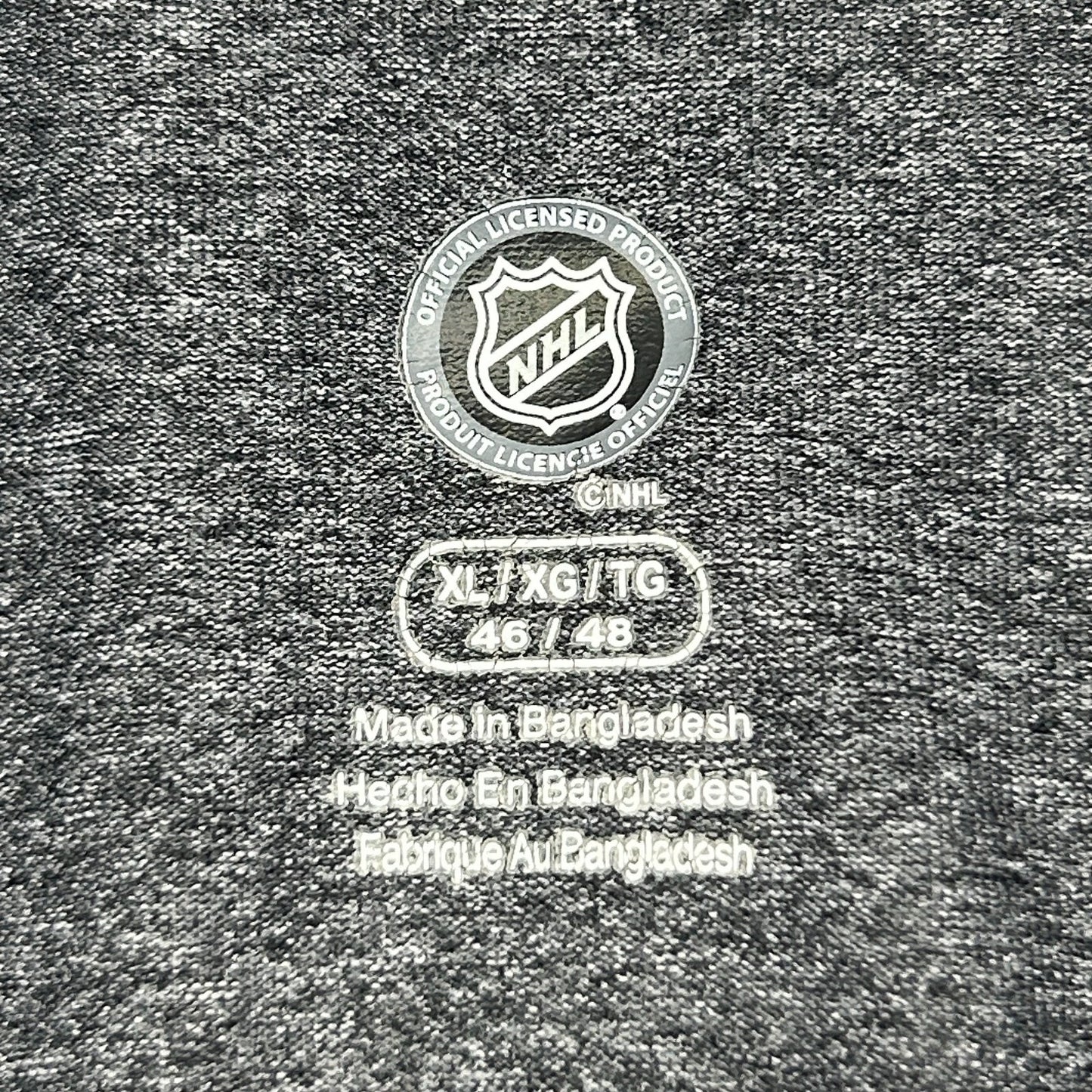 Las Vegas Golden Knights Polo Shirt NHL Ice Hockey Short Sleeve Gray XL X-Large