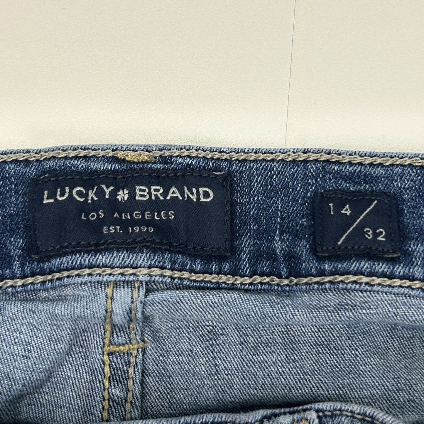 Lucky Brand Stevie Jeans High Rise Flare Stretch Pockets Blue Womens 14-32