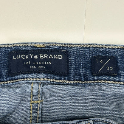 Lucky Brand Stevie Jeans High Rise Flare Stretch Pockets Blue Womens 14-32