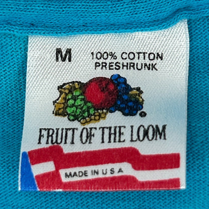 Vintage 90s Native American Indian T Shirt Southwestern Blue USA Unisex S Small