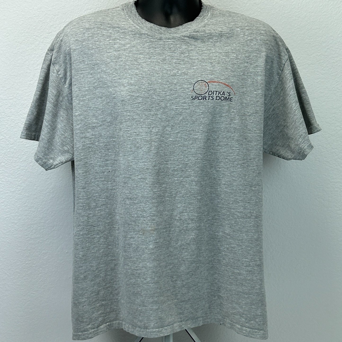 Vintage Y2Ks Ditkas Sports Dome T Shirt Chicago Bears Mike Ditka Gray XL X-Large