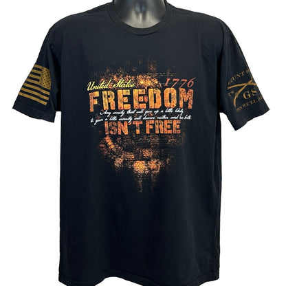 Grunt Style Freedom Isn't Free T Shirt Patriotic 1776 Ben Franklin Liberty XL