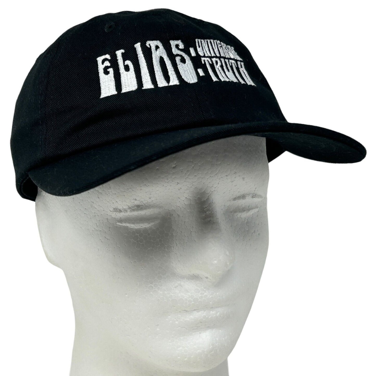 Gorra de béisbol con logo de Elias Universal Truth para papá, de la WWE, con correa para la espalda, color negro