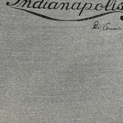 Camiseta raglán vintage de los años 70 y 80 de Indianápolis, Indiana, pequeña, gris, fabricada en EE. UU.