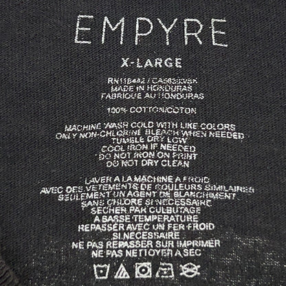 Empyre Rose T Shirt Skater Skateboarding Skating Skateboarder Black XL X-Large