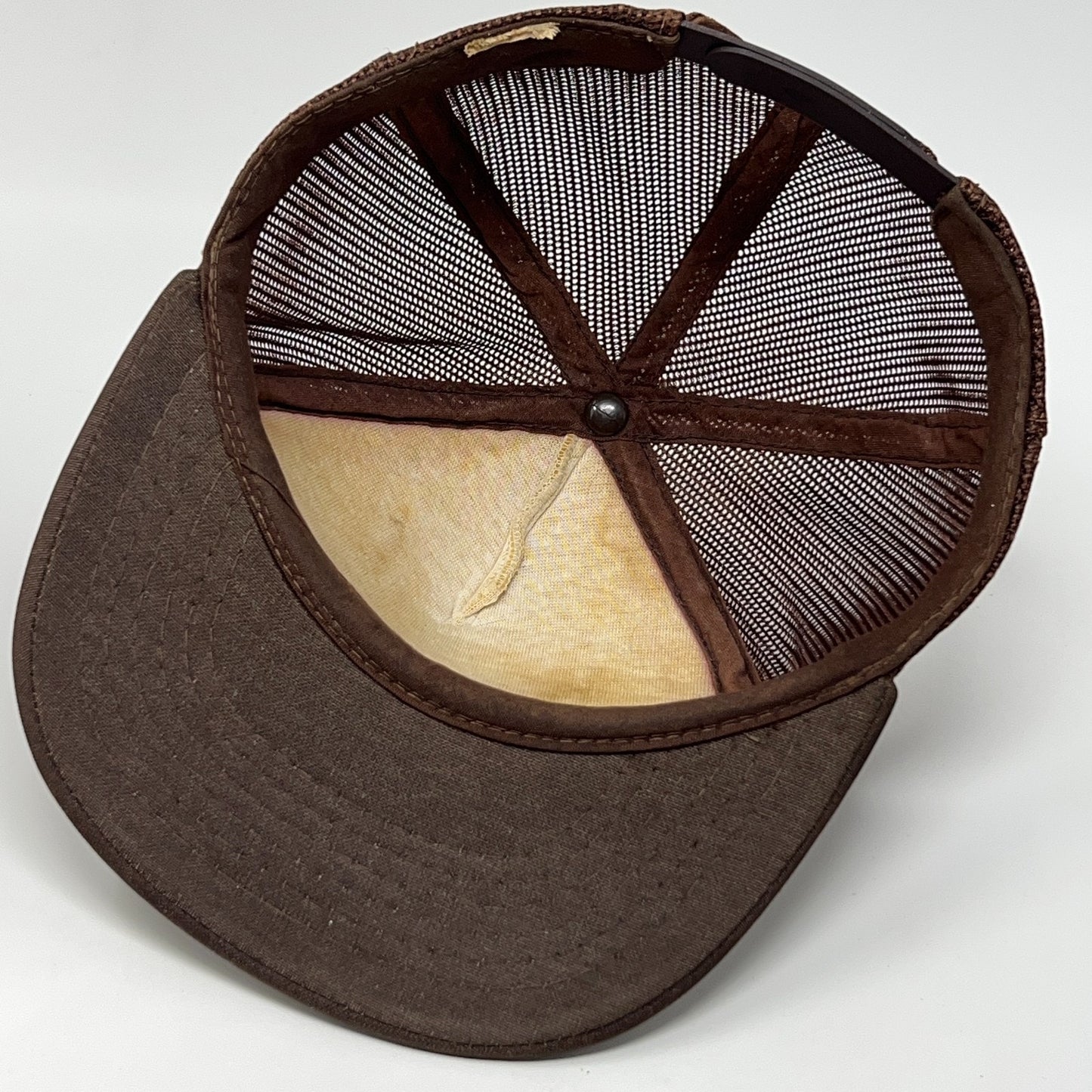 Vintage 80s Todd Body Shop Trucker Hat Baseball Cap Arkansas Snapback Brown
