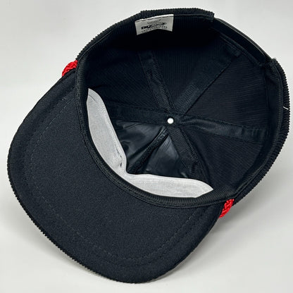 Vintage Clarklift Forklifts Hat Cap Black 80s Washington Alaska Snapback Rope