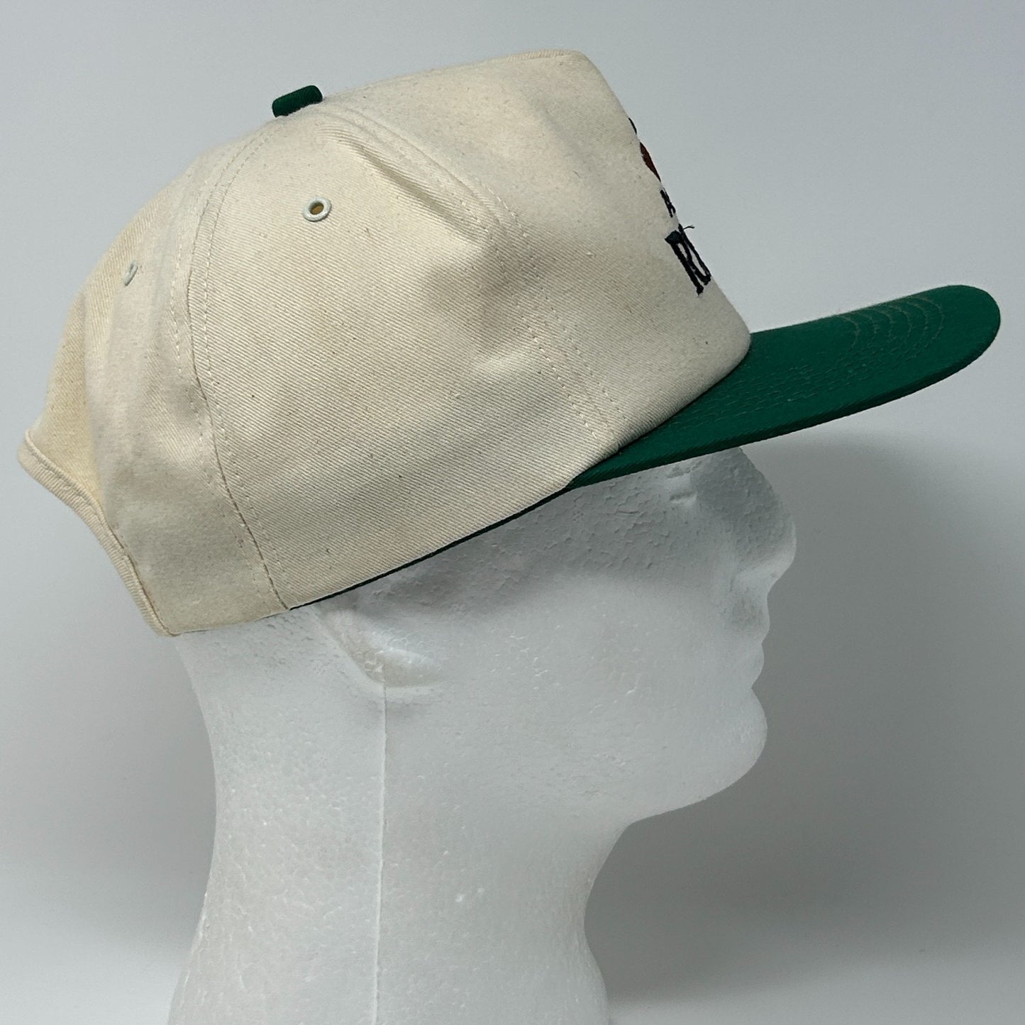Vintage Asgrow RX770 Seeds Hat Baseball Cap Soybean Snapback K-Products Beige