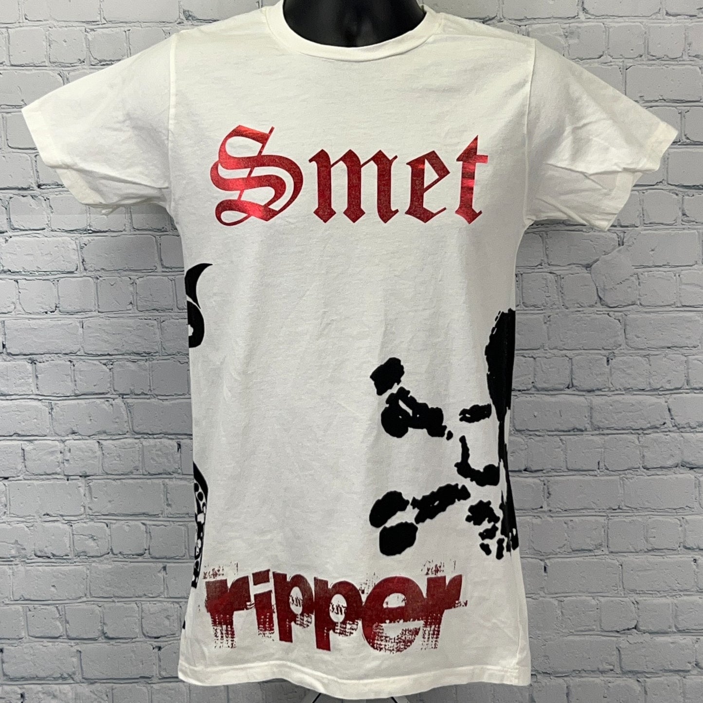 Ed Hardy Watches Smet Ripper T Shirt Christian Audigier USA Made White S Small