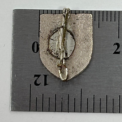 Vintage England Union Jack Flag Shield Hat Lapel Pin Pinback UK United Kingdom