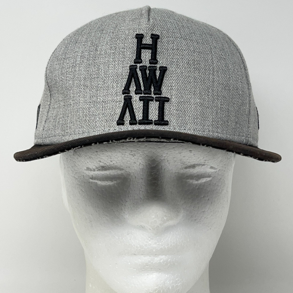 Local Motion Hawaii New Era 9FIFTY Snapback Hat Baseball Cap Gray Hawaiian Surf