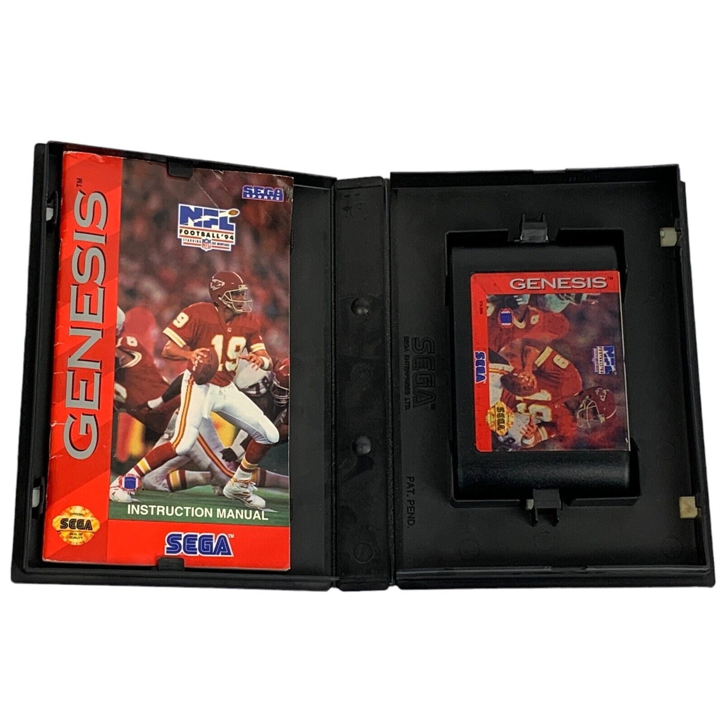 Lote de 5 videojuegos de fútbol de Sega Genesis NFL College Madden Montana Sports