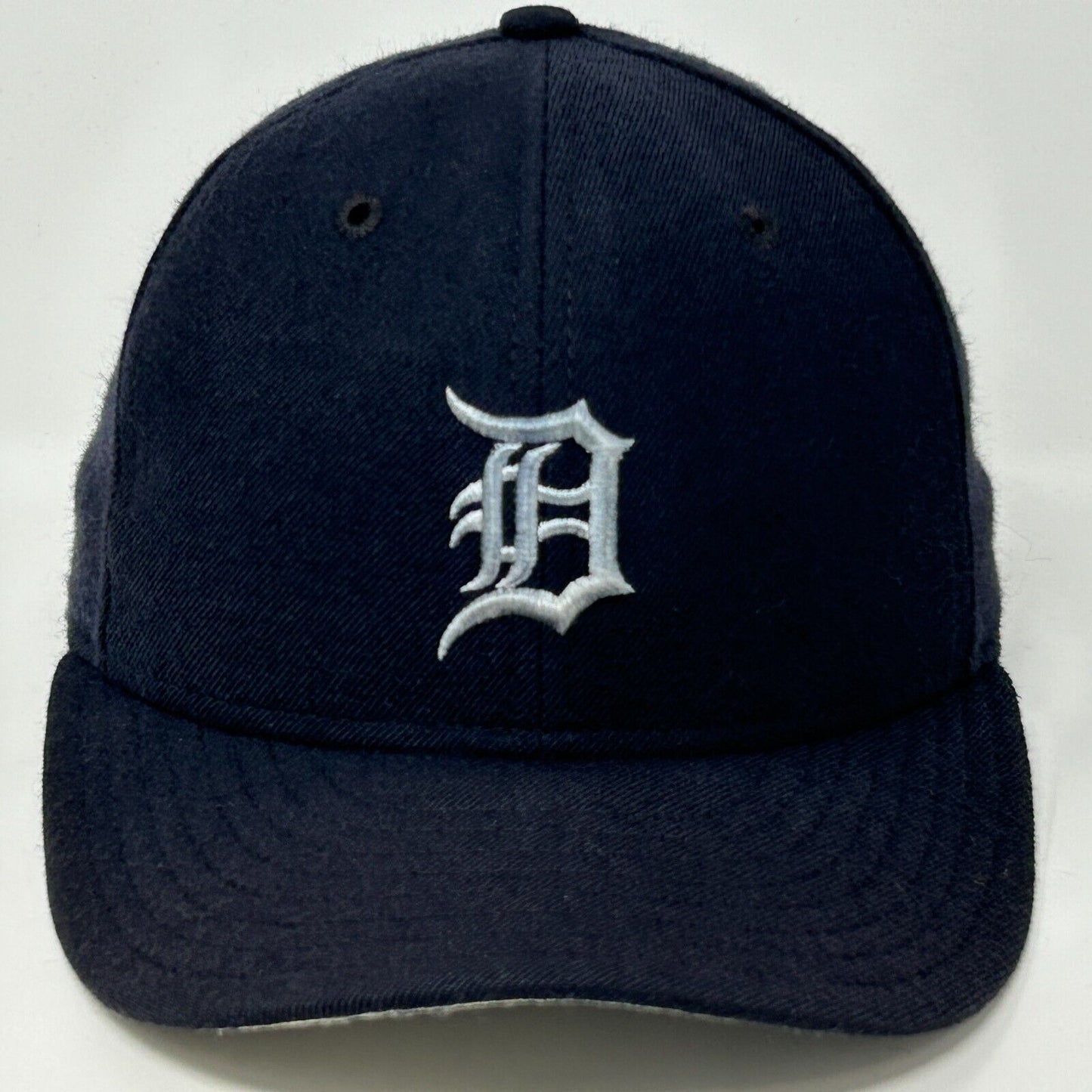 Gorra de béisbol de la MLB autografiada de los Detroit Tigers de Brian Hunter, estilo vintage de los años 90, color azul, 7