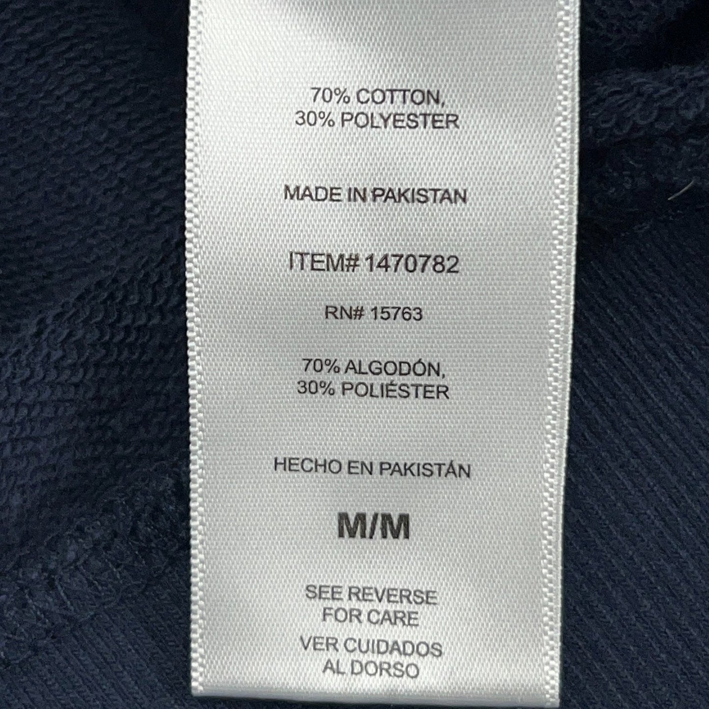 Champion Crewneck Sweatshirt M Medium Navy Blue Pullover Cotton Blend Streetwear