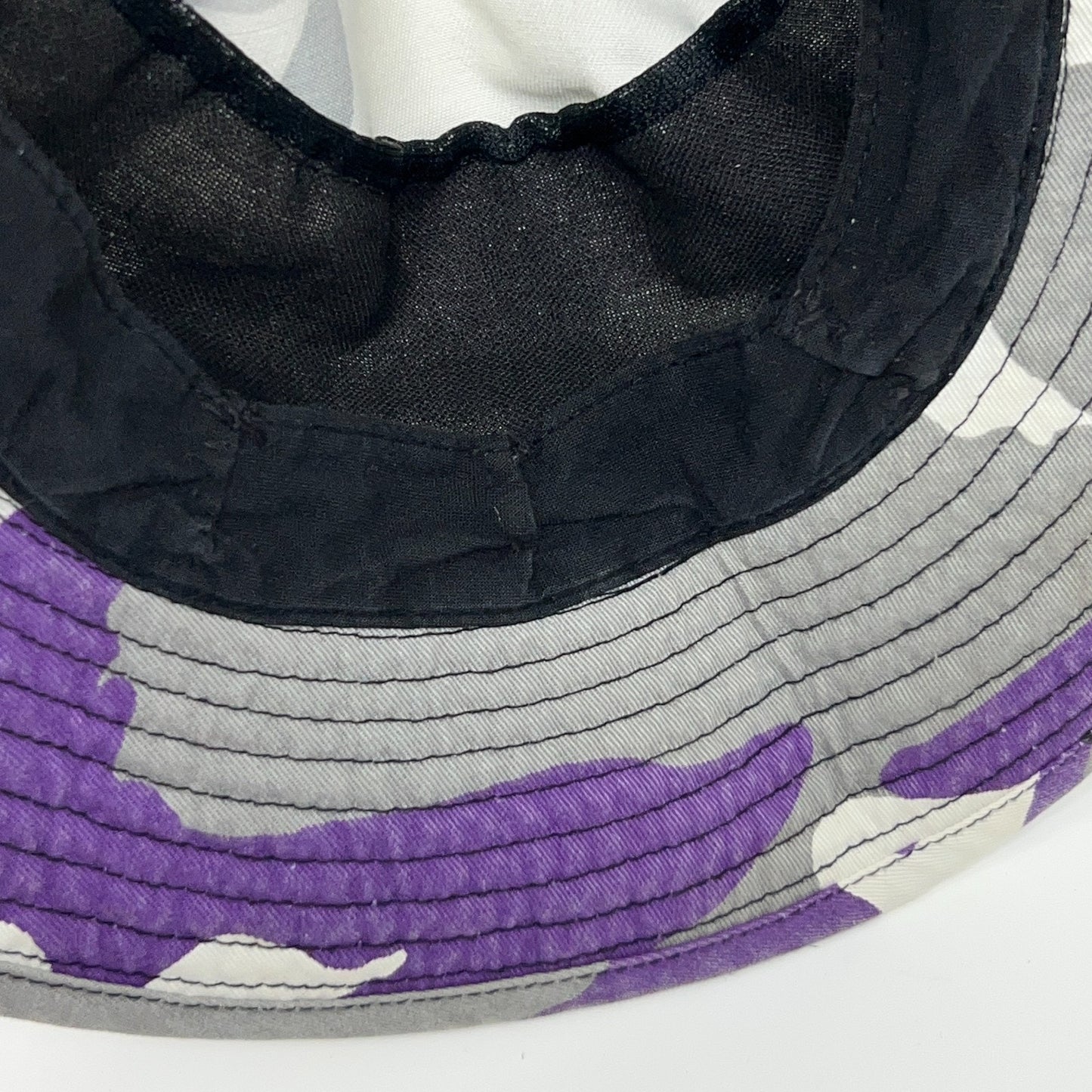 Camouflage Bucket Hat Purple Military Army Camo Fishermans Hat Pail Hat S-M