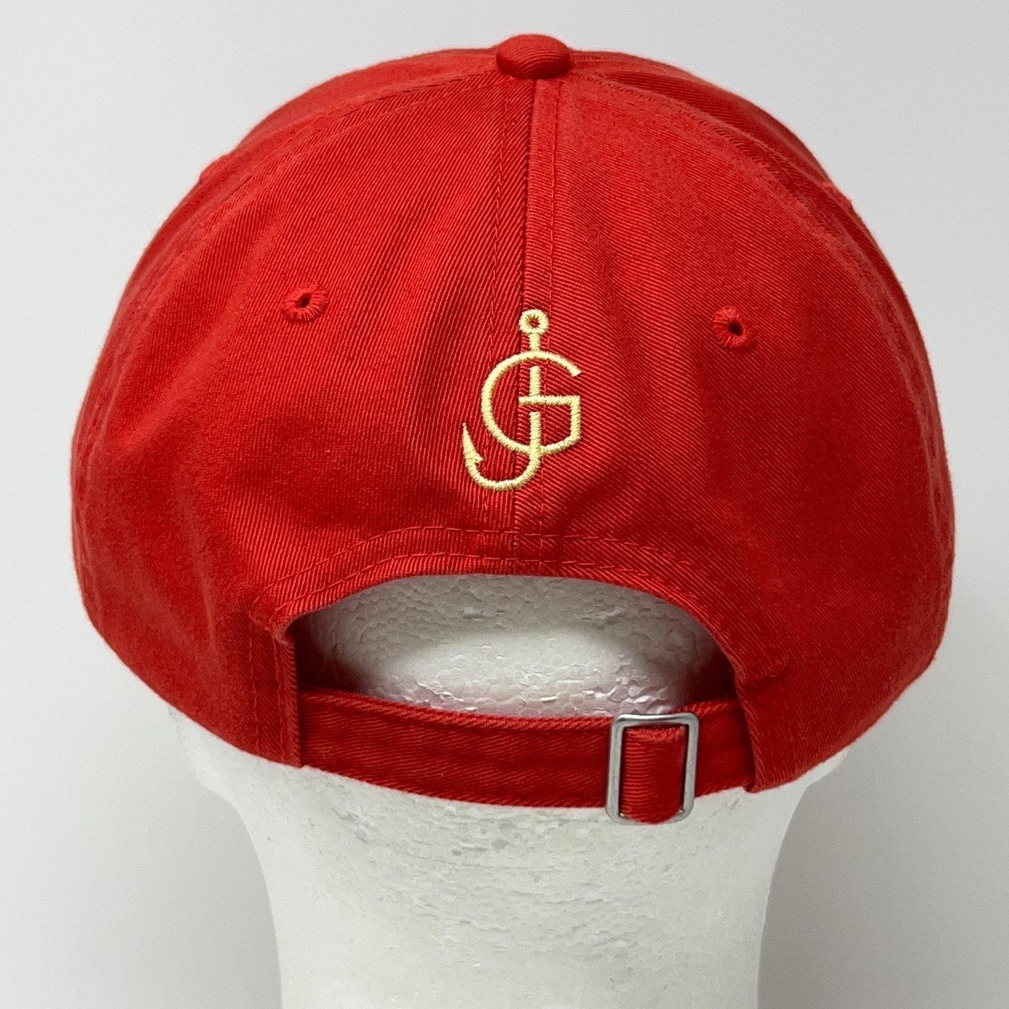 JG Goldmans Custom Poles Dad Hat Baseball Cap Fishing Colorado Strapback Orange