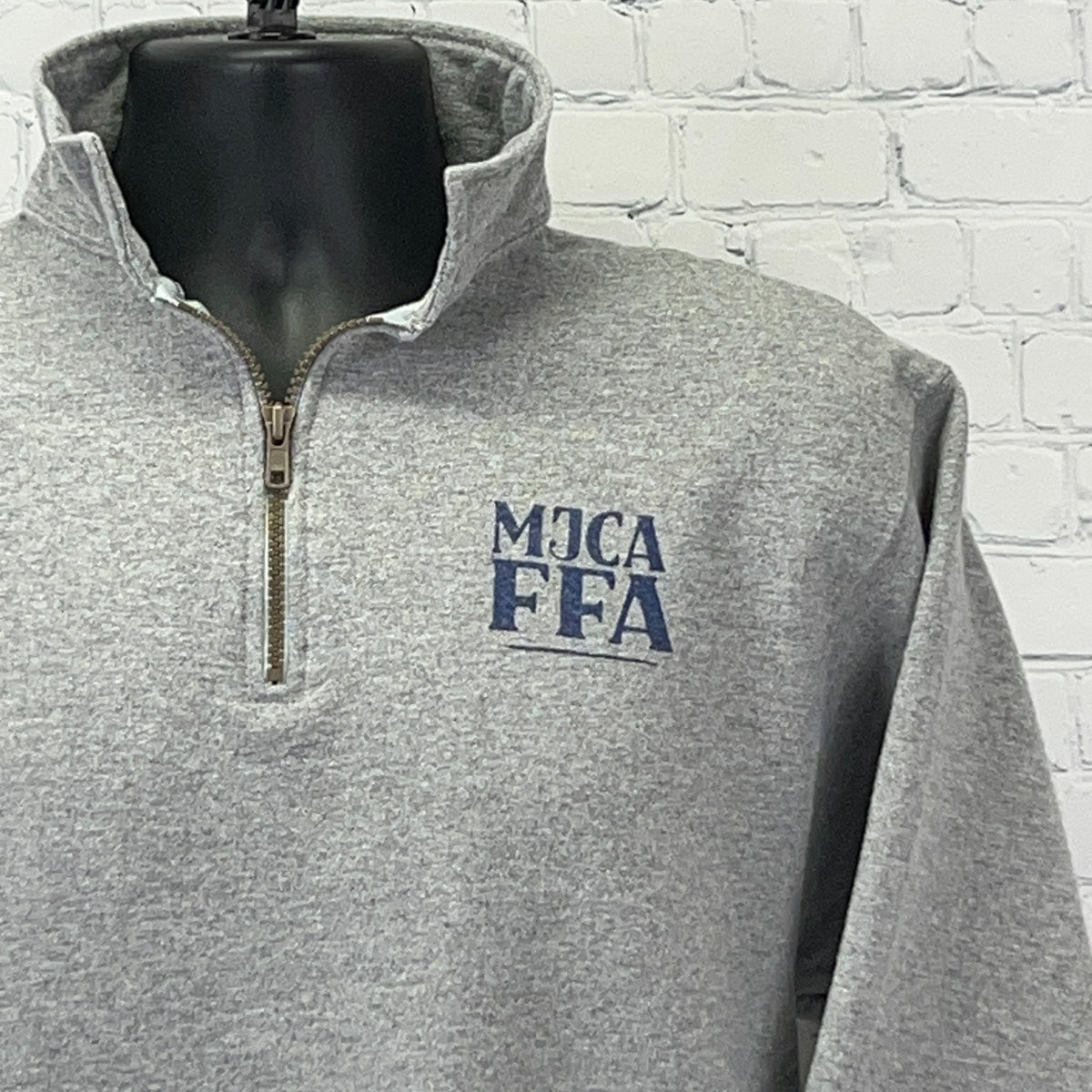 Mt Juliet Christian Academy FFA 2022 2023 Quarter Zip Sweatshirt M Medium Gray
