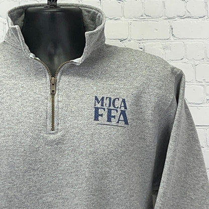 Mt Juliet Christian Academy FFA 2022 2023 Quarter Zip Sweatshirt M Medium Gray