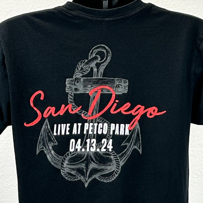 Sting and Billy Joel San Diego Concert T Shirt Mens M Medium Black 2024 Tour USA