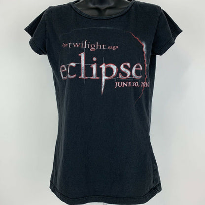 The Twilight Saga Eclipse Womens T Shirt Small Movie Film Promotional 2010 Black